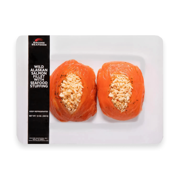 Encore Seafoods Stuffed Alaskan Salmon