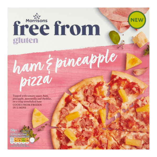 Morrisons Free From Ham & Pineapple Pizza